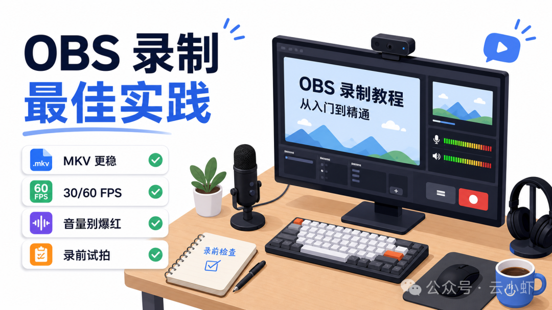 录前试拍一分钟，能少补录一小时。